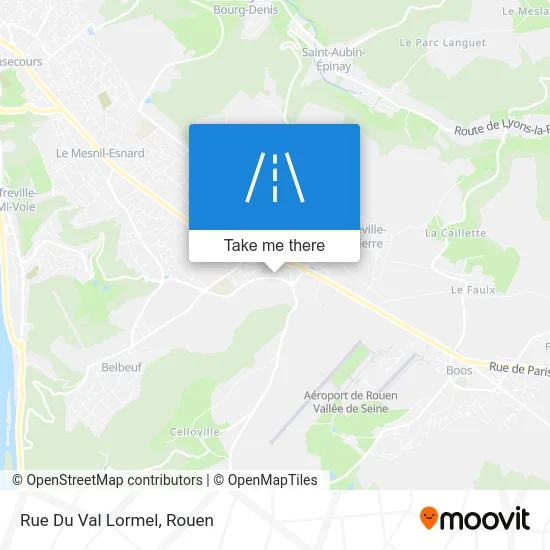 Rue Du Val Lormel map
