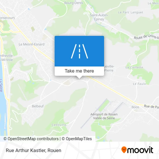 Rue Arthur Kastler map