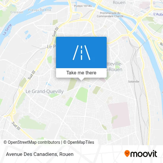 Avenue Des Canadiens map