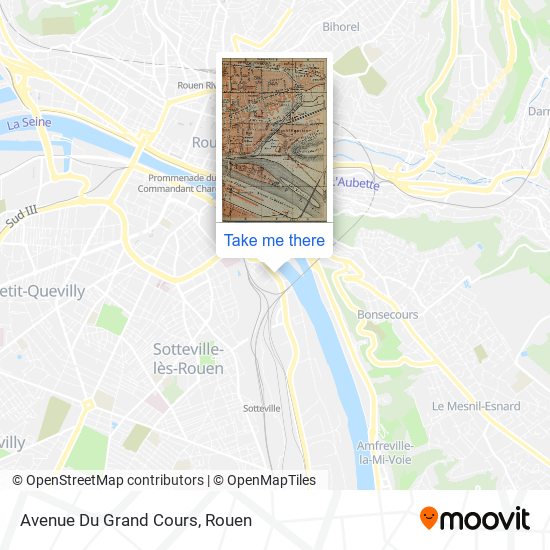 Avenue Du Grand Cours map