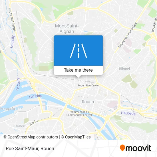 Rue Saint-Maur map