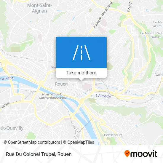 Rue Du Colonel Trupel map