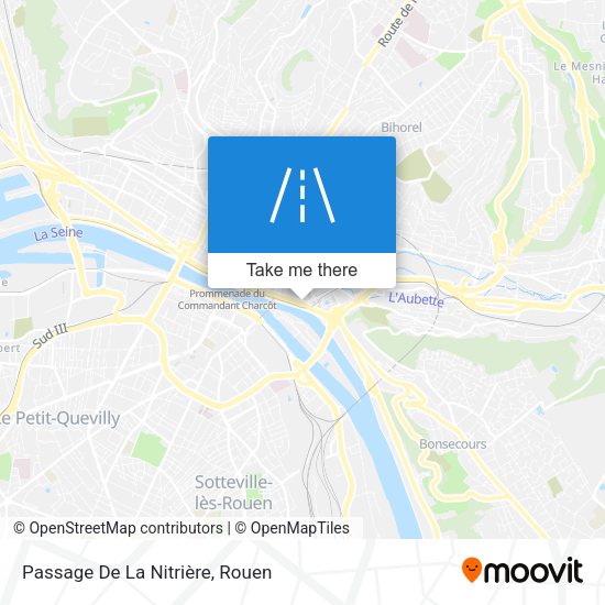 Passage De La Nitrière map