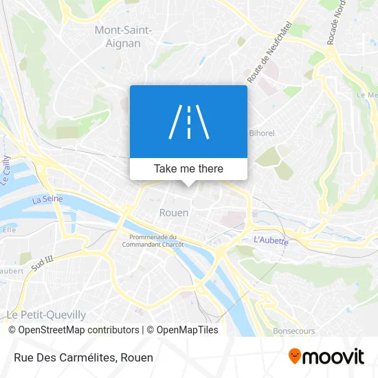 Rue Des Carmélites map