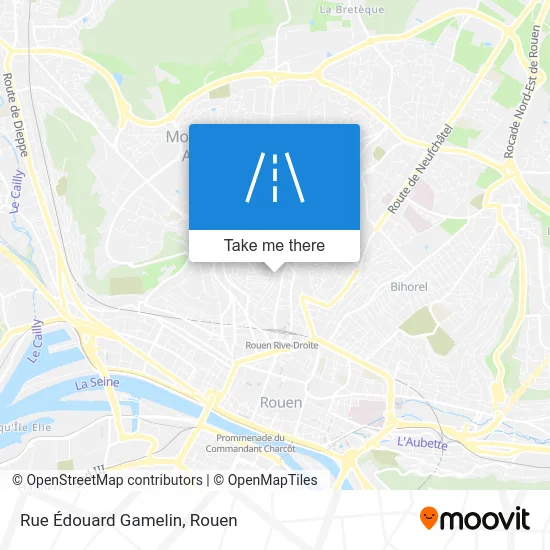 Rue Édouard Gamelin map
