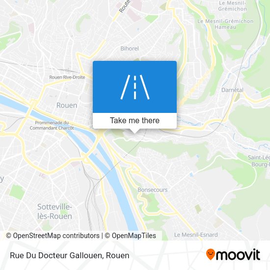 Rue Du Docteur Gallouen map