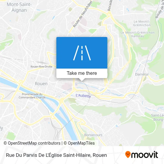 Rue Du Parvis De L'Église Saint-Hilaire map