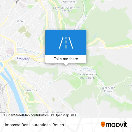 Impasse Des Laurentides map
