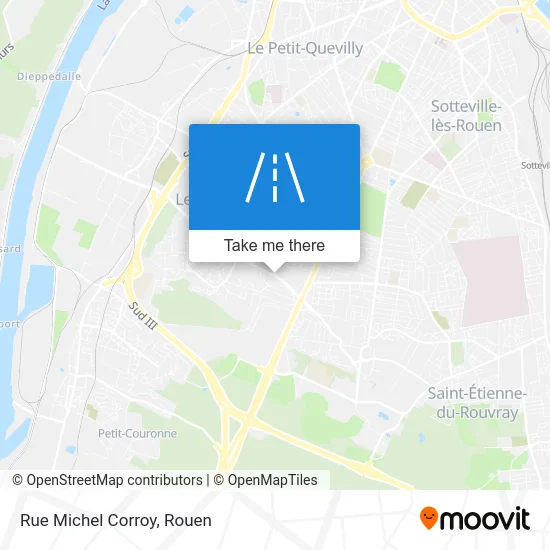 Rue Michel Corroy map