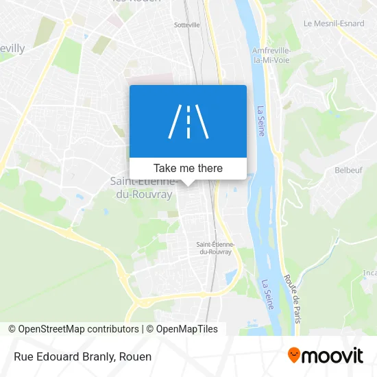 Rue Edouard Branly map
