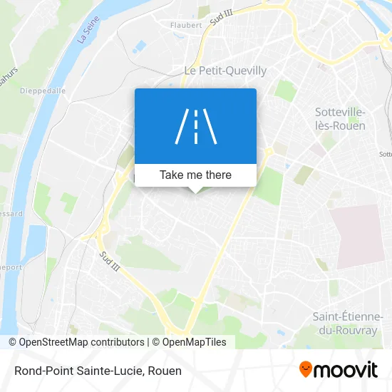 Rond-Point Sainte-Lucie map