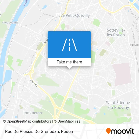 Rue Du Plessis De Grenedan map