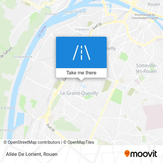 Allée De Lorient map