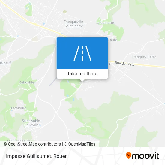 Impasse Guillaumet map