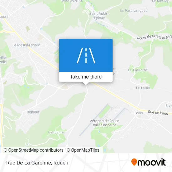 Rue De La Garenne map