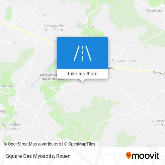 Square Des Myosotis map