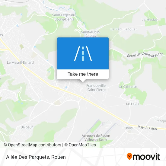 Allée Des Parquets map