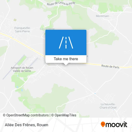 Allée Des Frênes map