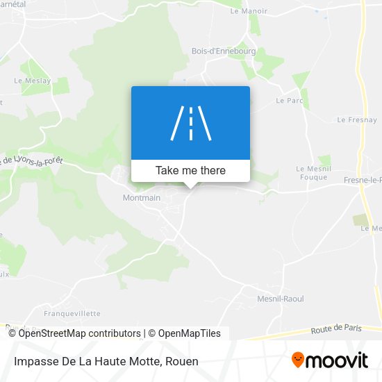 Impasse De La Haute Motte map