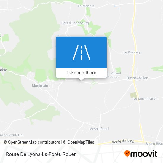 Route De Lyons-La-Forêt map