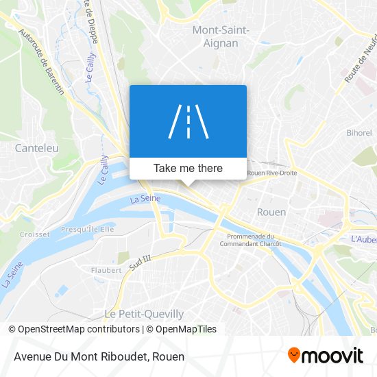 Mapa Avenue Du Mont Riboudet