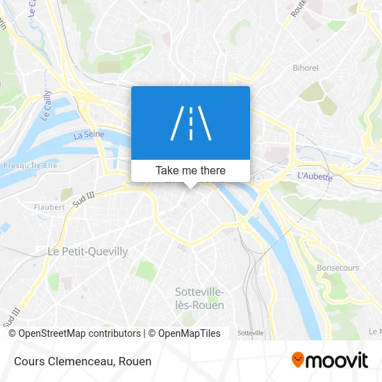 Cours Clemenceau map