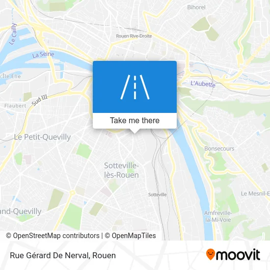 Rue Gérard De Nerval map