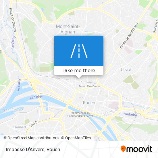 Mapa Impasse D'Anvers