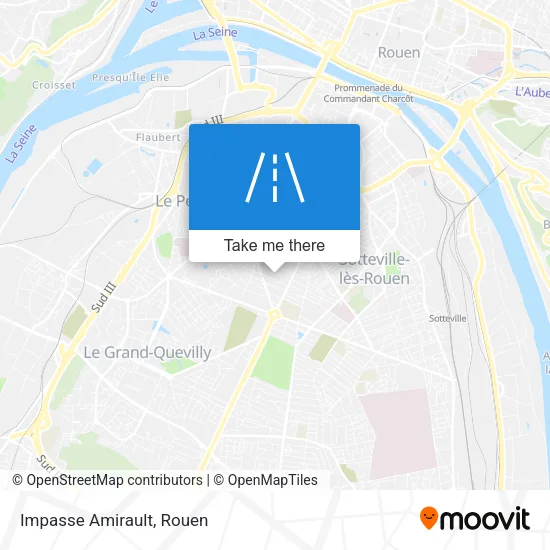 Impasse Amirault map