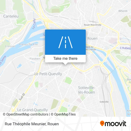 Rue Théophile Meunier map