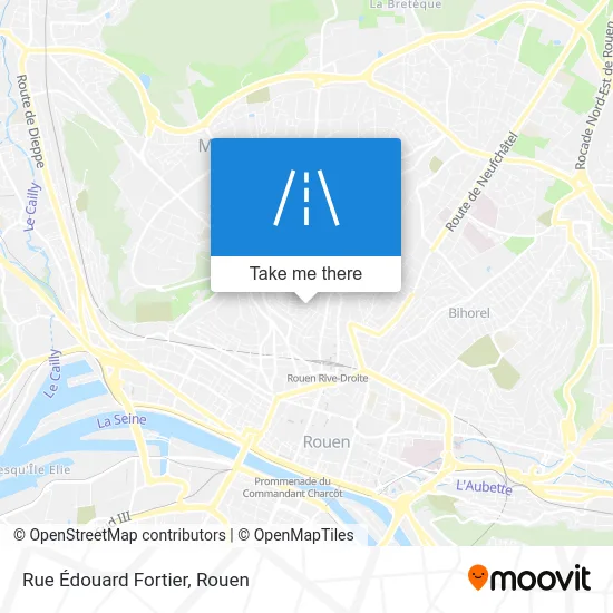 Rue Édouard Fortier map