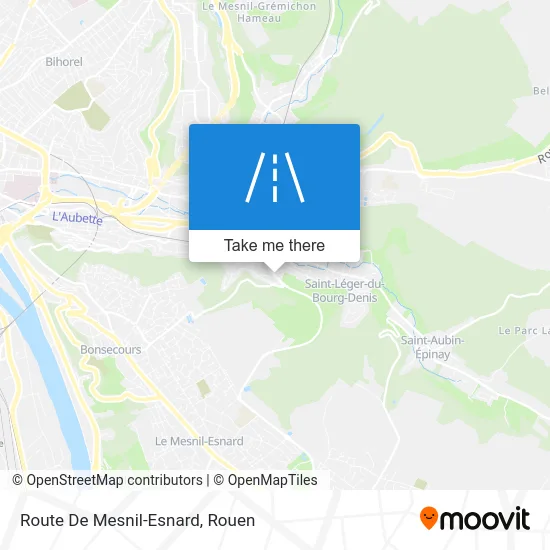 Route De Mesnil-Esnard map