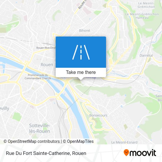 Rue Du Fort Sainte-Catherine map