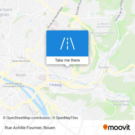 Rue Achille Fournier map