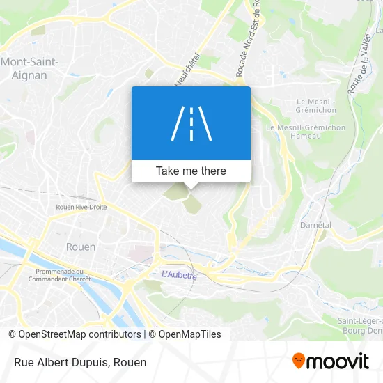 Rue Albert Dupuis map