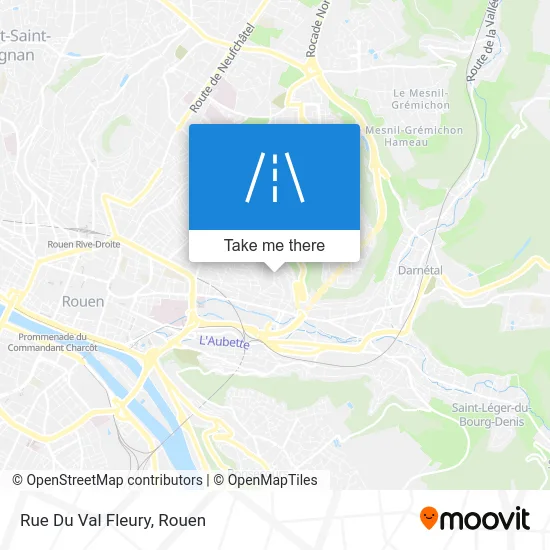 Rue Du Val Fleury map