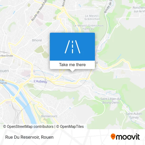 Rue Du Reservoir map