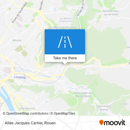 Allée Jacques Cartier map