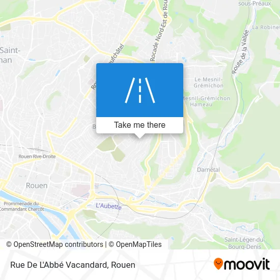 Rue De L'Abbé Vacandard map