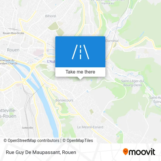 Rue Guy De Maupassant map