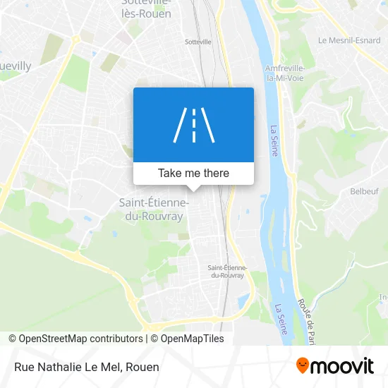 Rue Nathalie Le Mel map