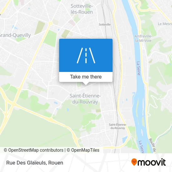 Rue Des Glaïeuls map