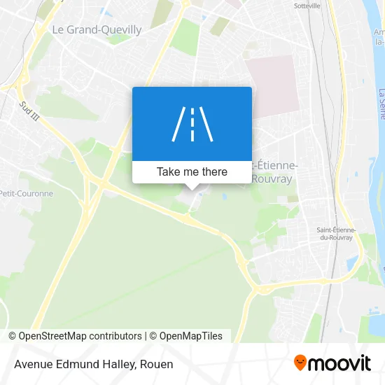 Avenue Edmund Halley map