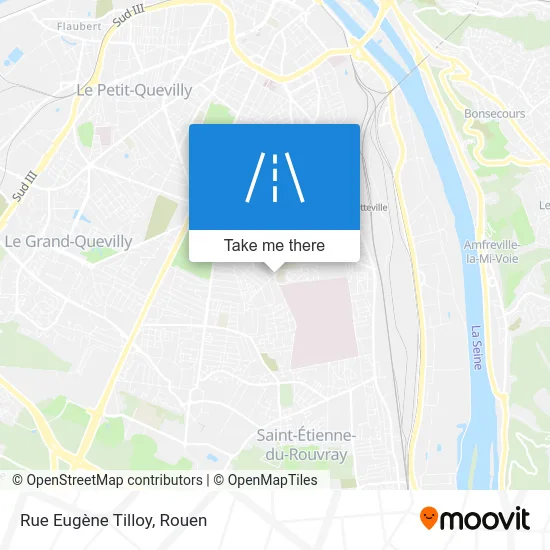 Rue Eugène Tilloy map