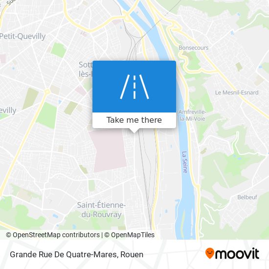 Mapa Grande Rue De Quatre-Mares