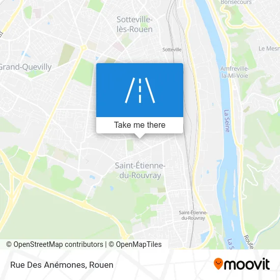 Rue Des Anémones map