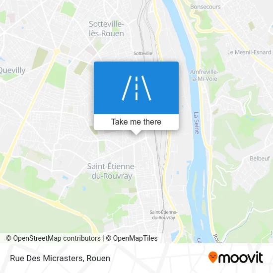 Rue Des Micrasters map