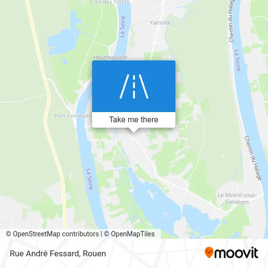 Rue André Fessard map