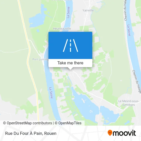 Rue Du Four À Pain map