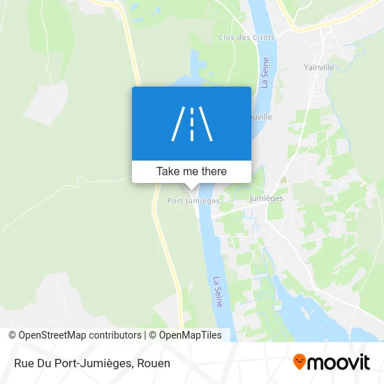 Rue Du Port-Jumièges map